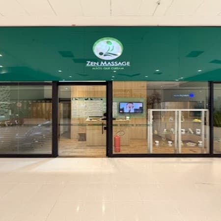 Imagem de interna da loja zen massage