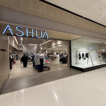 Imagem de interna da loja ashua