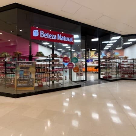 Imagem de interna da loja beleza natural