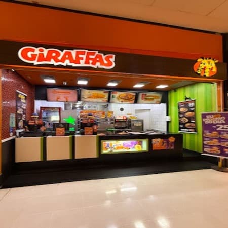 Imagem de interna da loja giraffa´s