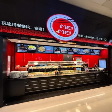 Imagem de interna da loja mei mei food