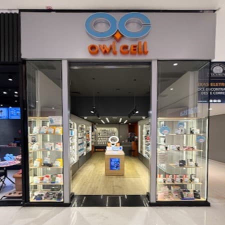 Imagem de interna da loja owl cell