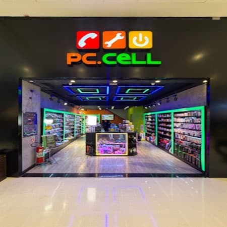 Imagem de interna da loja pc cell
