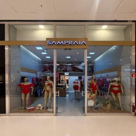 Imagem de interna da loja sampraia