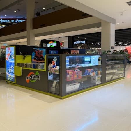 Imagem de interna da loja troca game